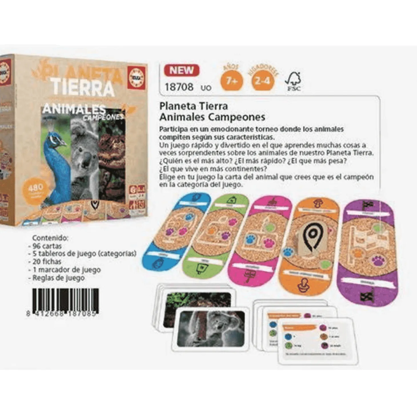 Juego Planeta Tierra Animales Campeones