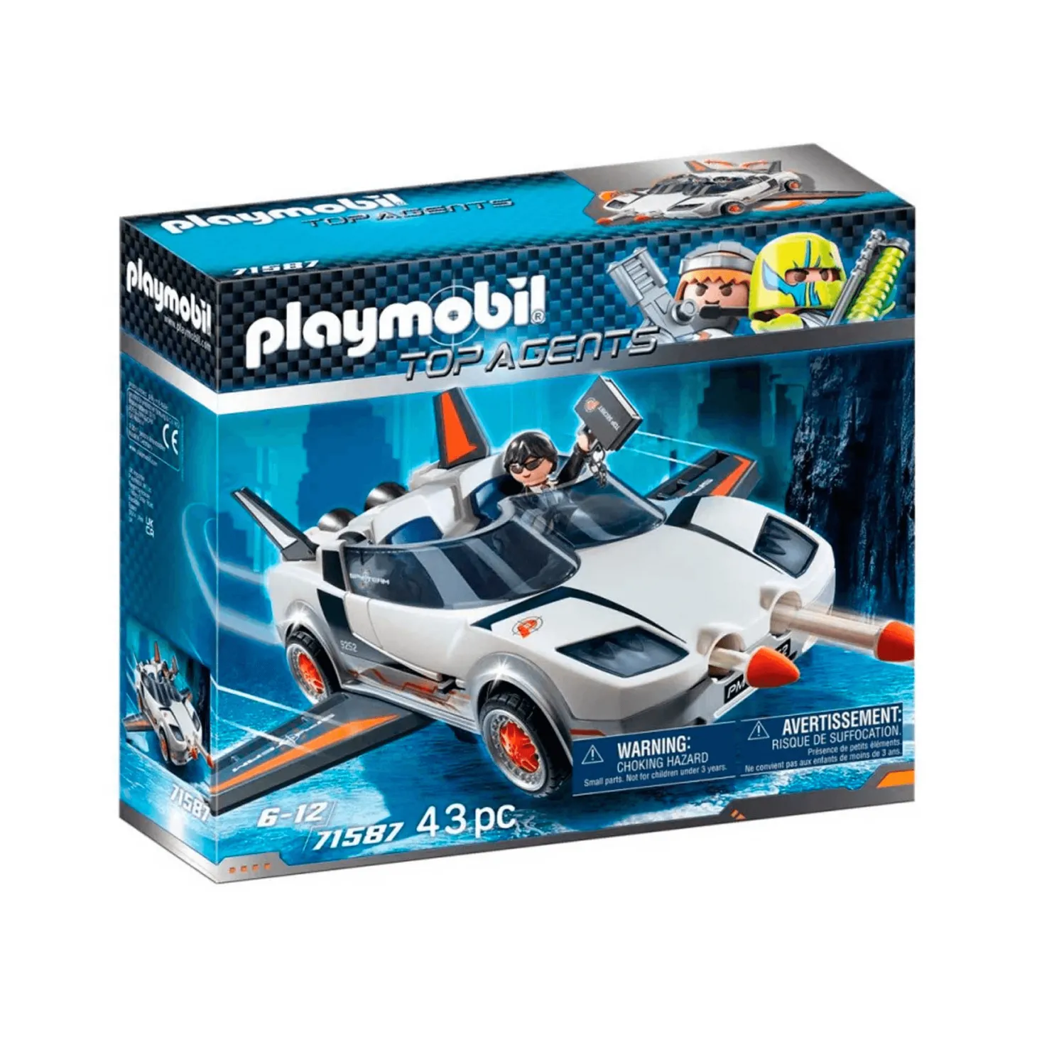 Juguete Agente Secreto y Racer