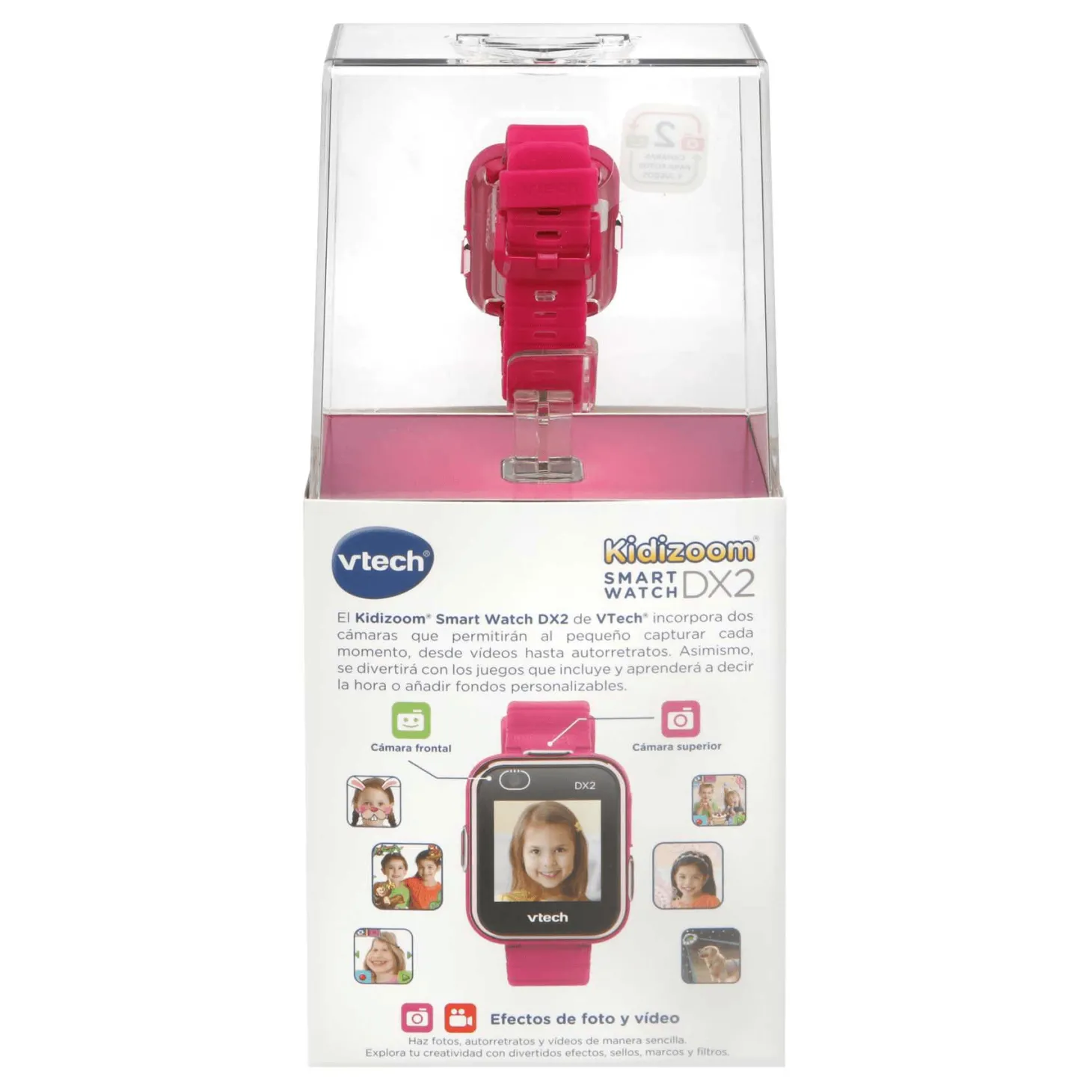 Kidizoom Smart Watch DX2 Frambuesa Reloj Inteligente
