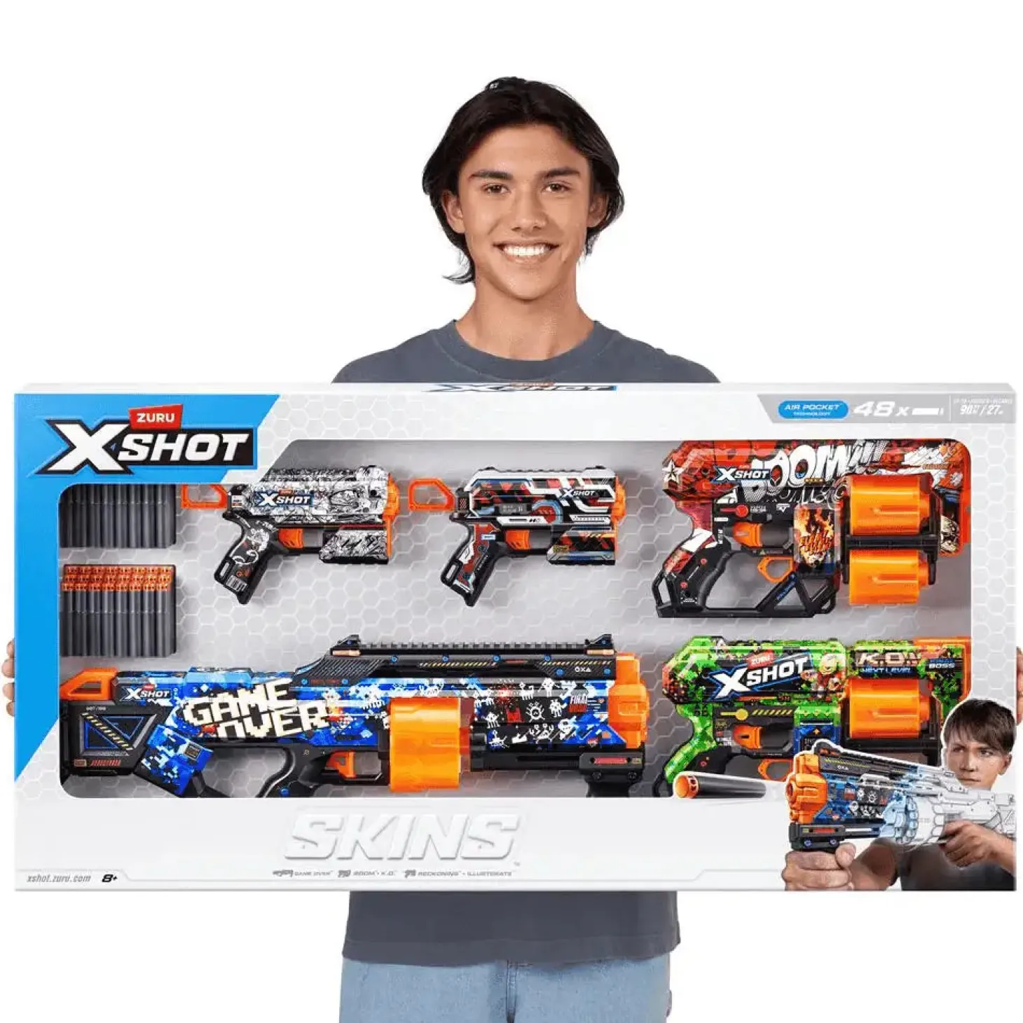 Lanzadardos X-Shot Skins – Combo Pack (Series 1)