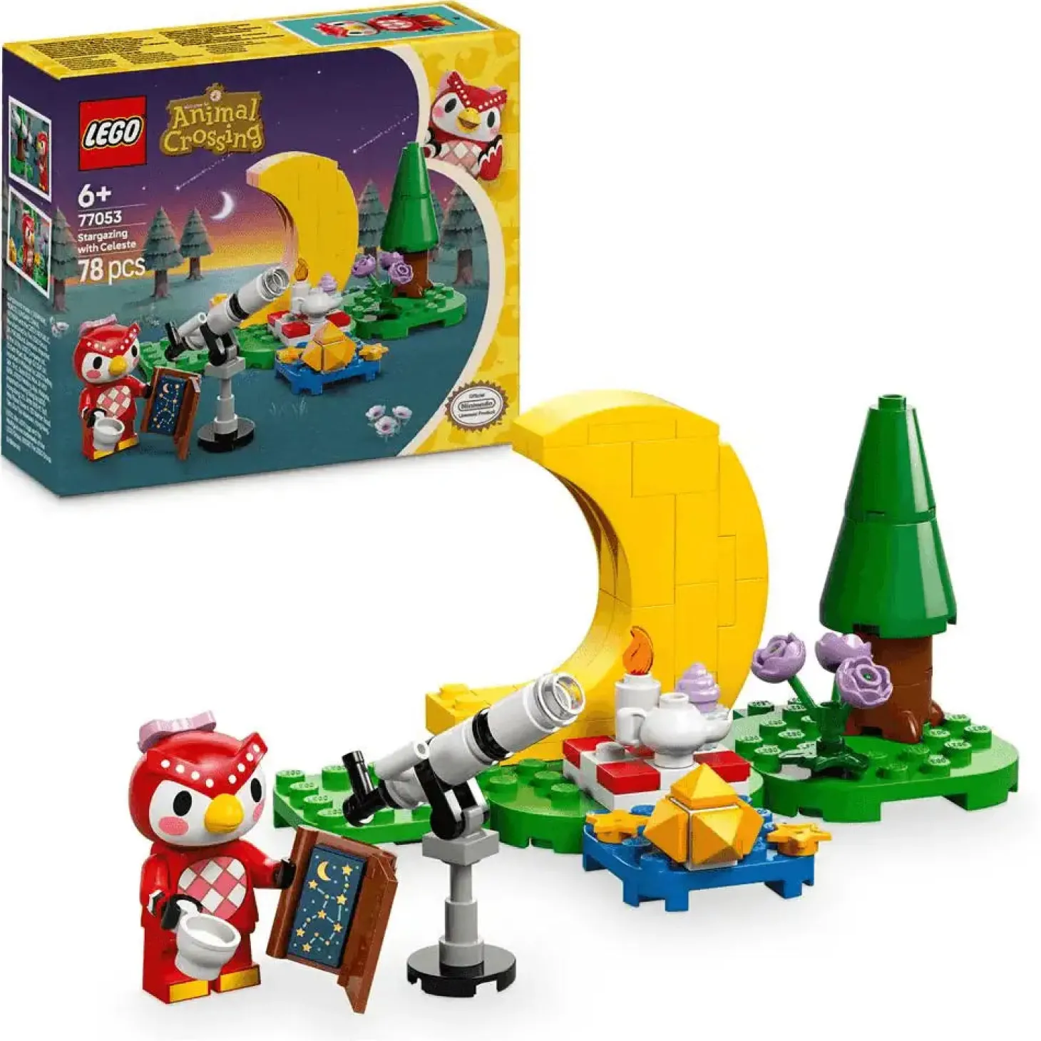 LEGO Animal Crossing Mirando las estrellas con Estela 77053
