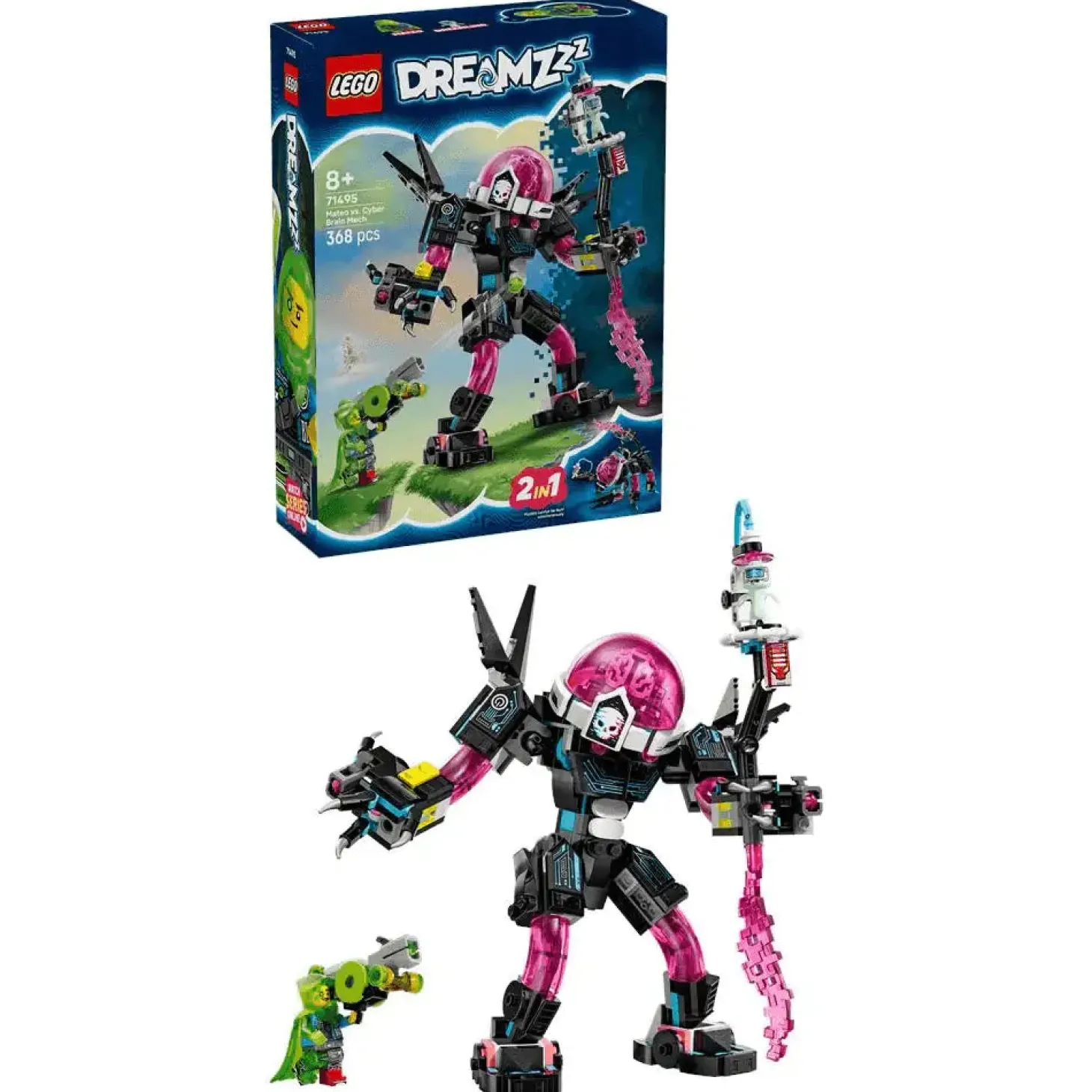 LEGO DREAMZzz Mateo vs. Meca con Cibercerebro 71495