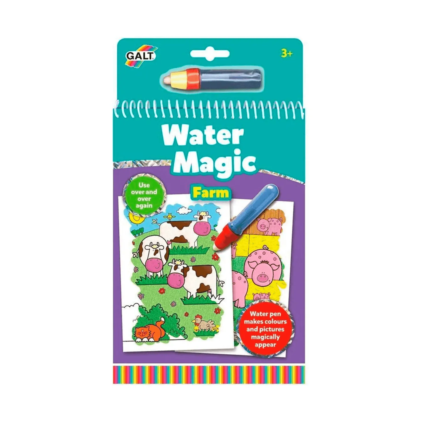 Libreta para Colorear Granja con Rotulador de Agua
