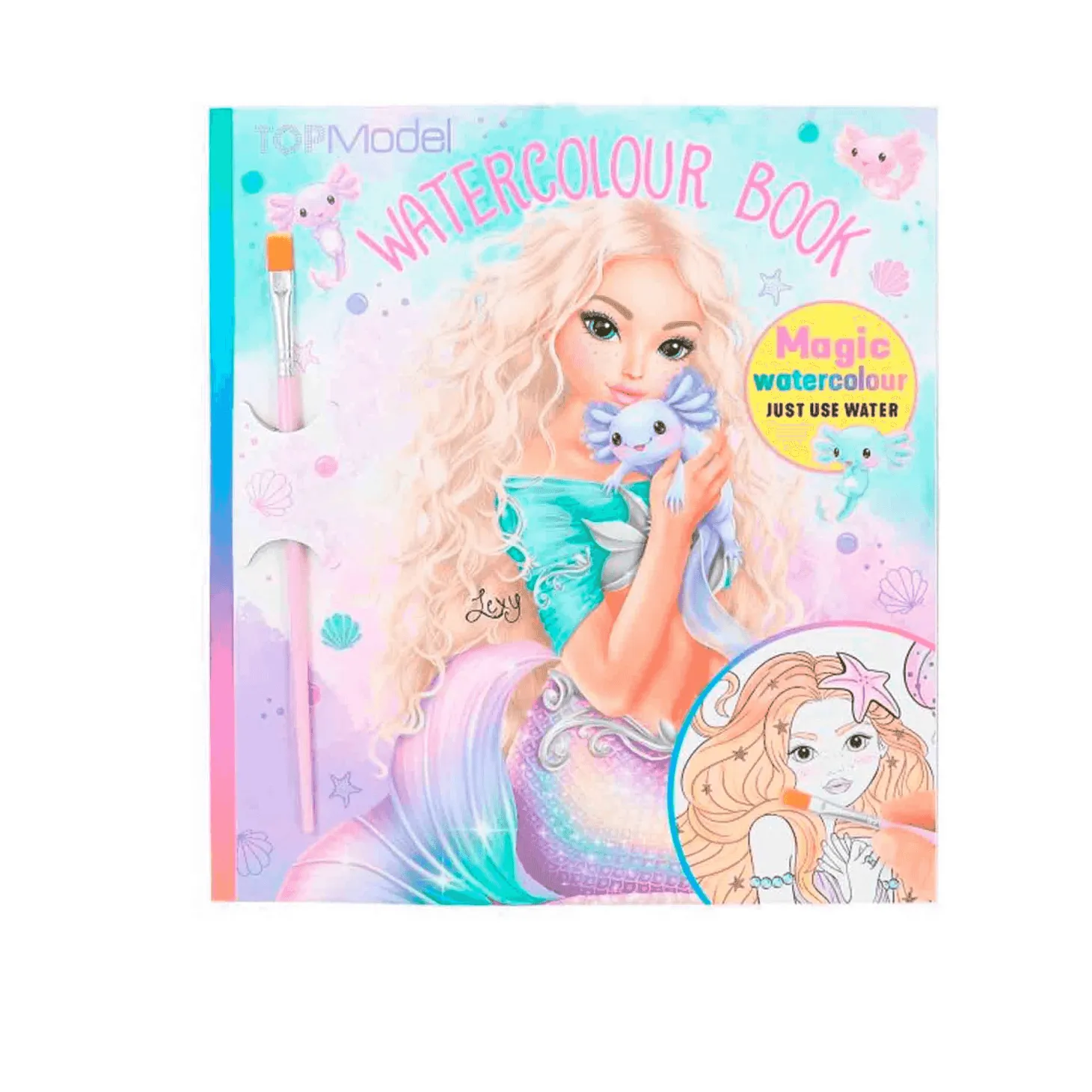 Libro de Aquarelas TopModel Mermaid