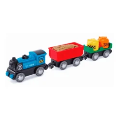 Locomotora de vapor a pilas – Tren motorizado con efecto de humo (Eurekakids)