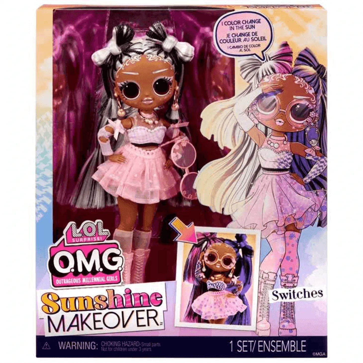 LOL Surprise OMG Sunshine Makeover Switches