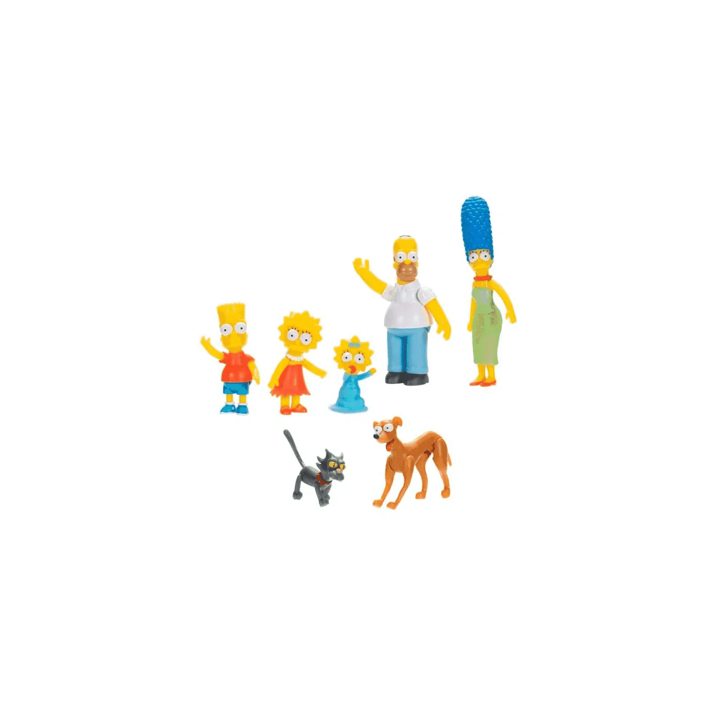 Los Simpsons Multipack de 7 Figuras 6 cm – ¡La familia de Springfield en tu colección!