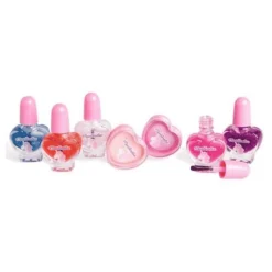 Martinelia Little Unicorn Set de Uñas y Labios – Esmaltes y gloss para peques creativos