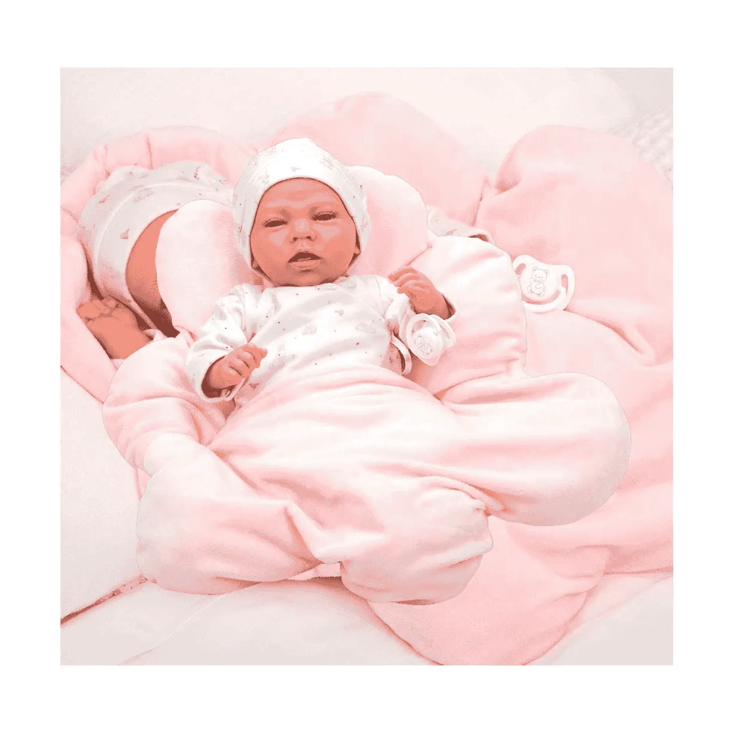 Muñeca Elegance Dafne 40 cm con saco de Nube y peso