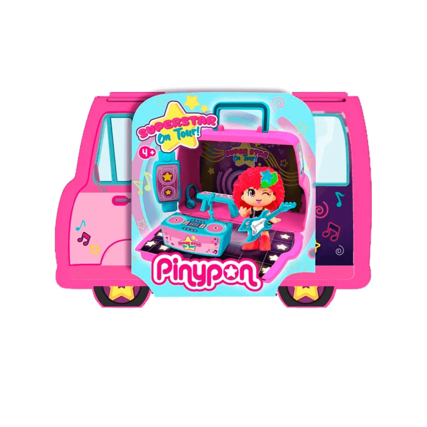 Muñeca Pinypom Super Star On Tour Bus