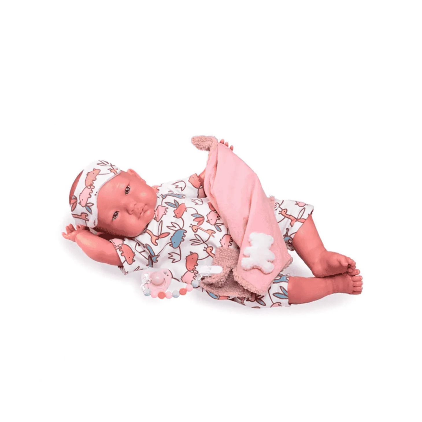 Muñecas Antonio Juan Alejandra Mi primer Reborn Pijama con Antifaz