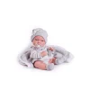 Muñecas Antonio Juan Recién Nacida Baby Toneta con Toquilla