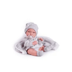 Muñecas Antonio Juan Recién Nacida Baby Toneta con Toquilla