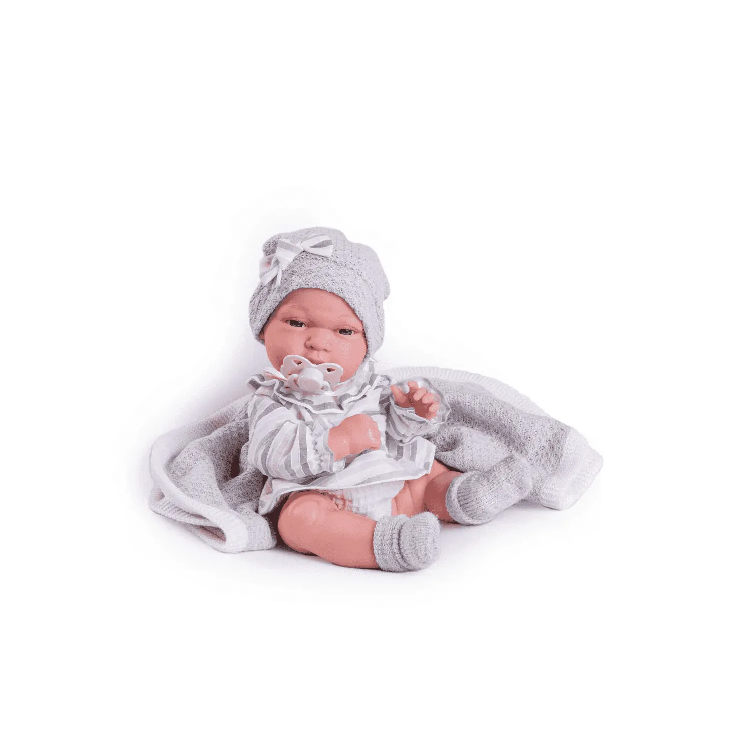 Muñecas Antonio Juan Recién Nacida Baby Toneta con Toquilla