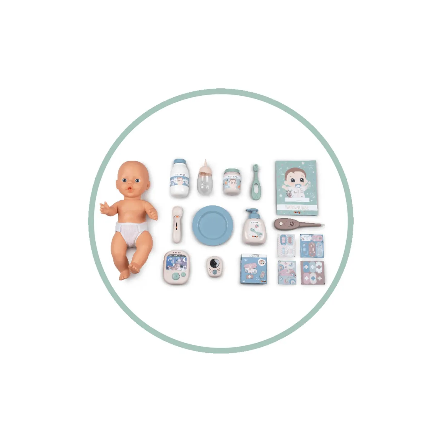 Nursery Electrónica 3 en 1 con Muñeca y Accesorios