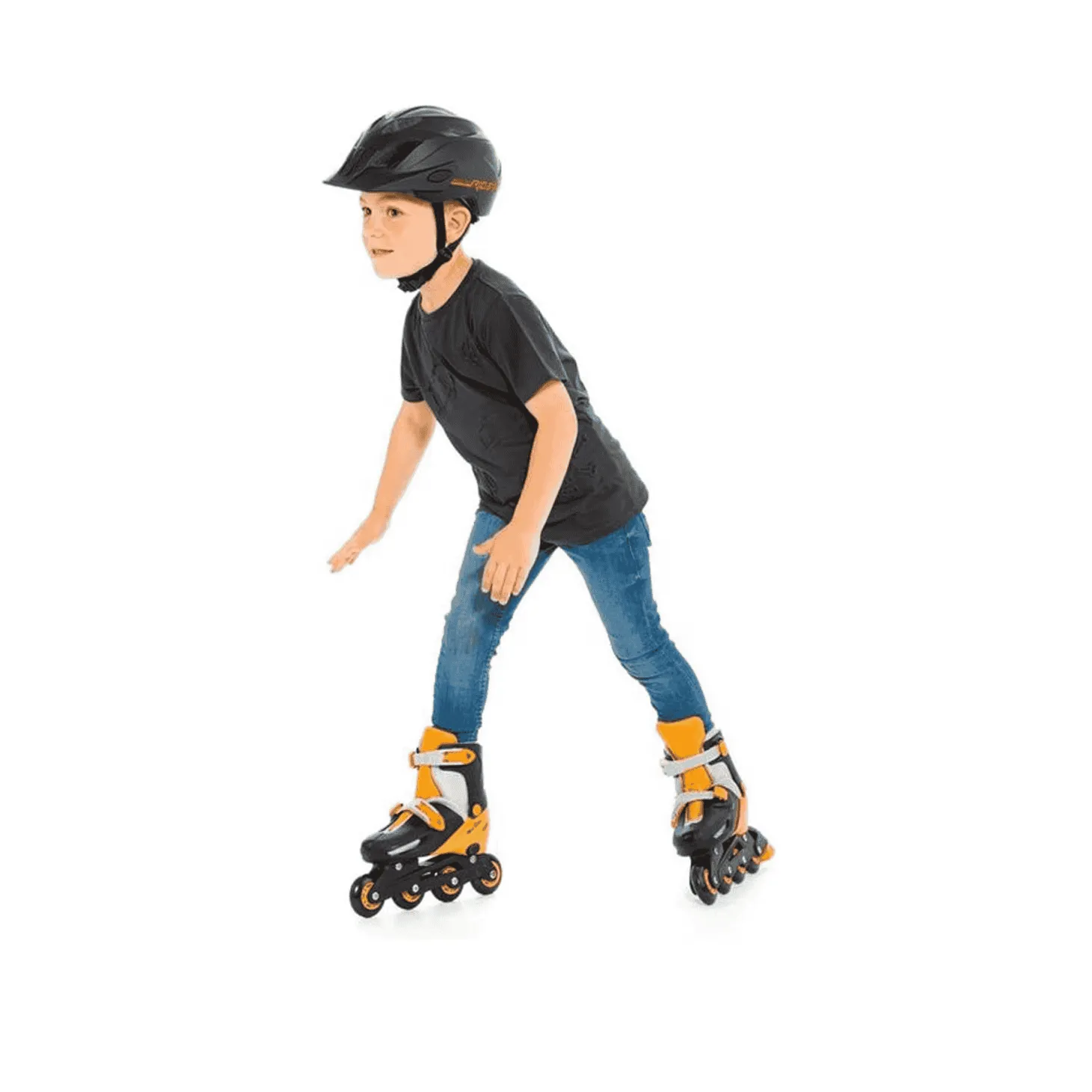 Patines en línea 4 en 1 naranjas ajustables Moltó