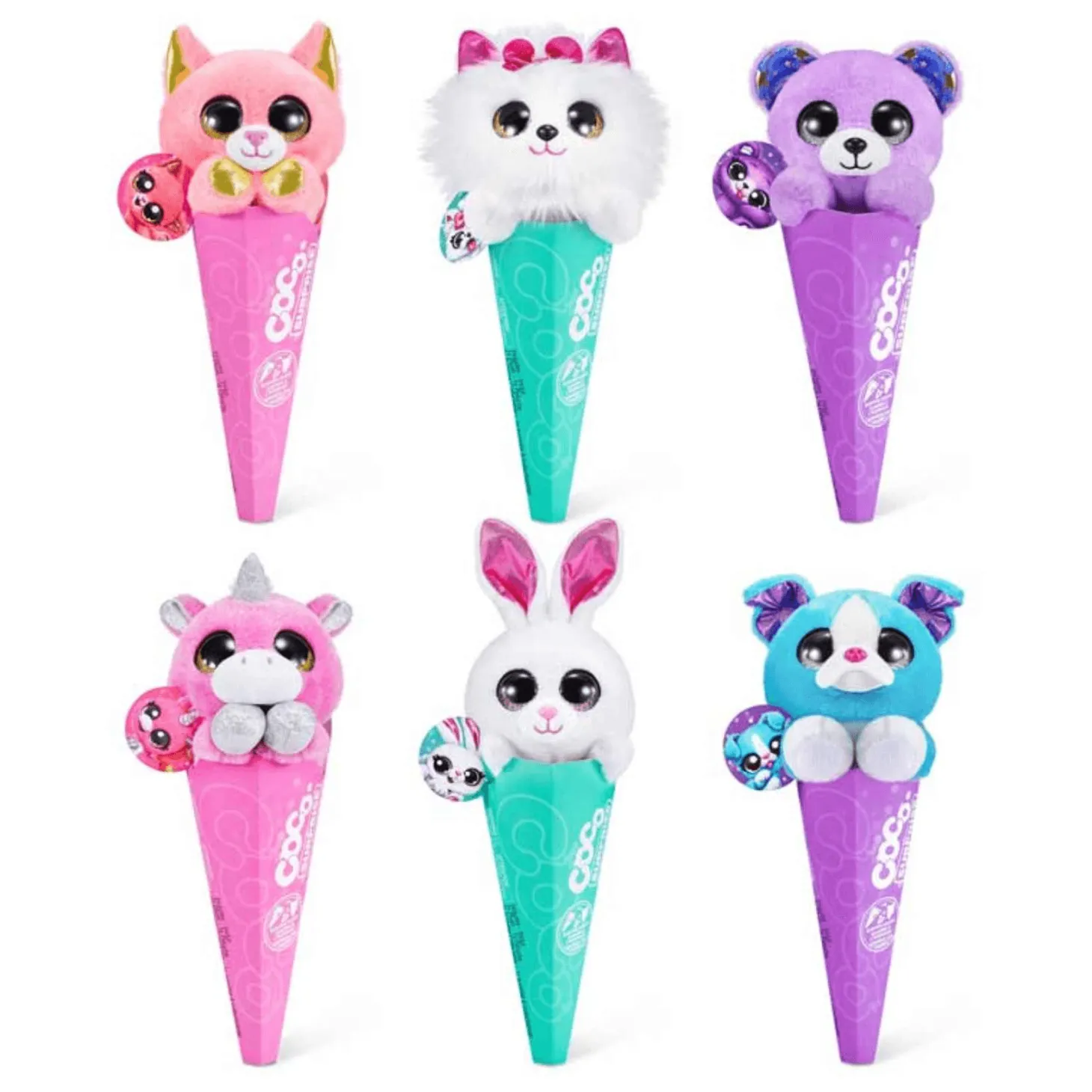 Peluche Coco Surprise en cono