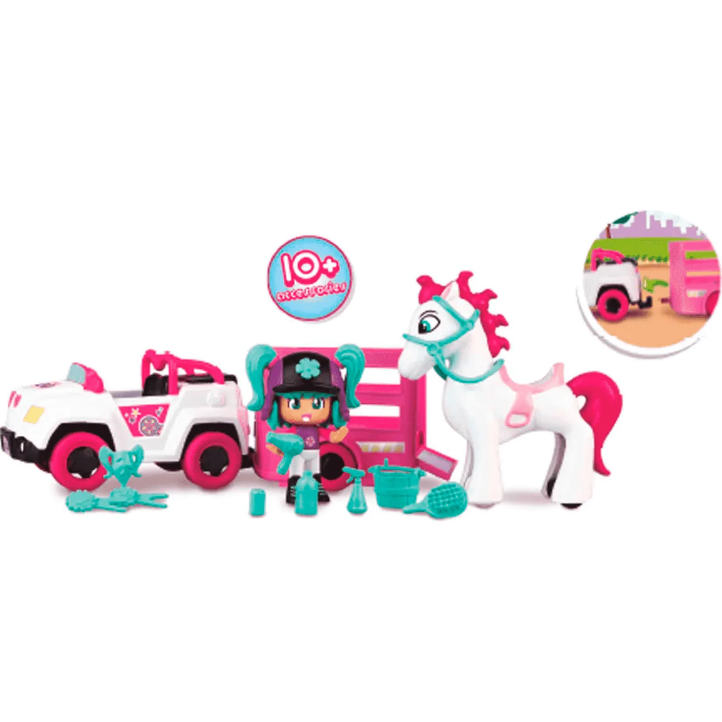 Pinypon Lets Go Remolque Pony