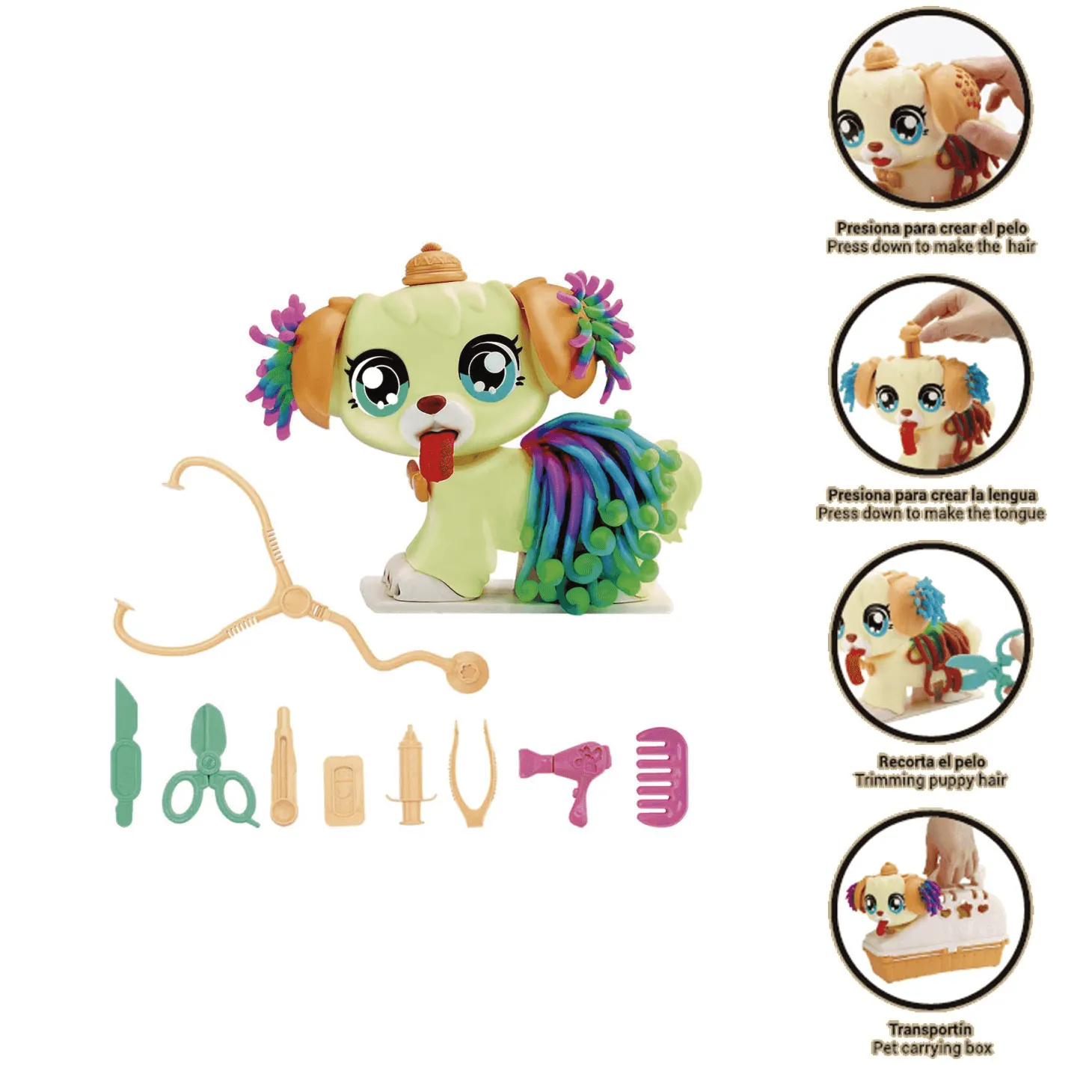 Plastiveterinario Juego Plastelina y Mascota