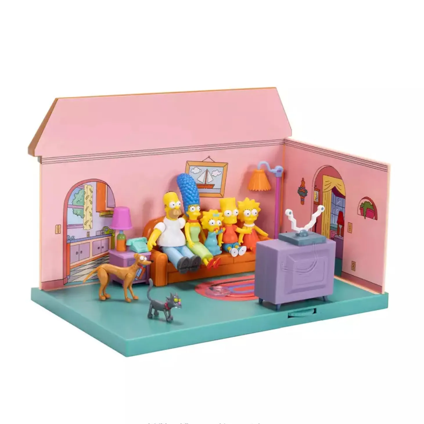 Playset Salón de la Familia Los Simpsons, Jakks Pacific