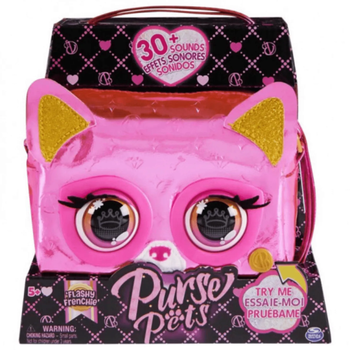 Purse Pets Bolso Metallic Magic Frenchie