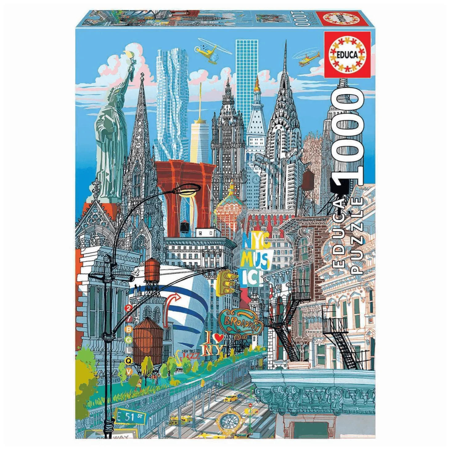 Puzzle 1000 New York, Carlo Stanga