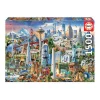 Puzzle Símbolos De Norte América 1500 piezas
