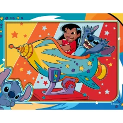 Ravensburger Puzzle Stitch, Colección Puzzle 4 in a box, 10, 12, 14, 16 Piezas, Puzzle para Niños, E