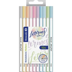 Rotulador 1 Mm 10 Colores Set Lettering