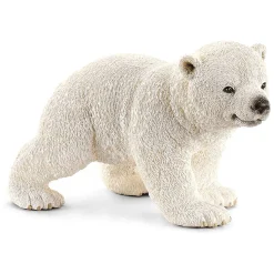 Schleich Figura Cria De Oso Polar Corriendo