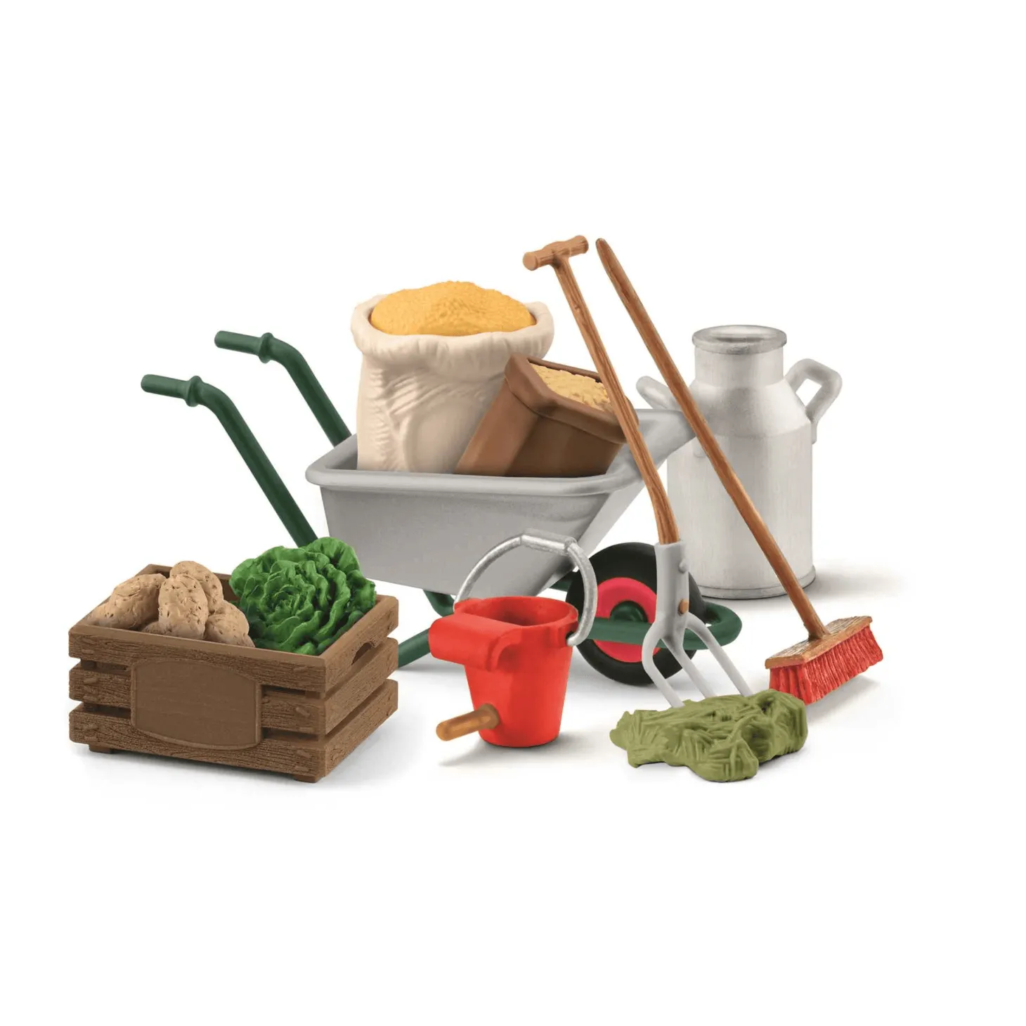 Schleich Figura Utensilios de limpieza del establo
