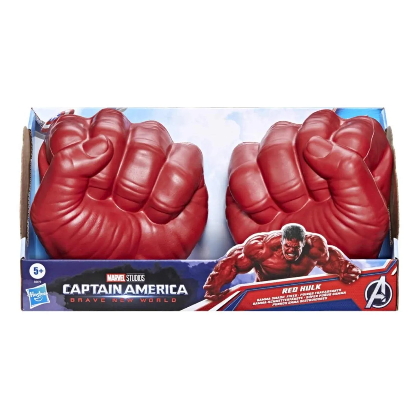 Súper Puños Gamma de Hulk Rojo – Marvel Captain America