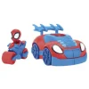 Spidey and His Amazing Friends Vehículo Web Strike 2 en 1