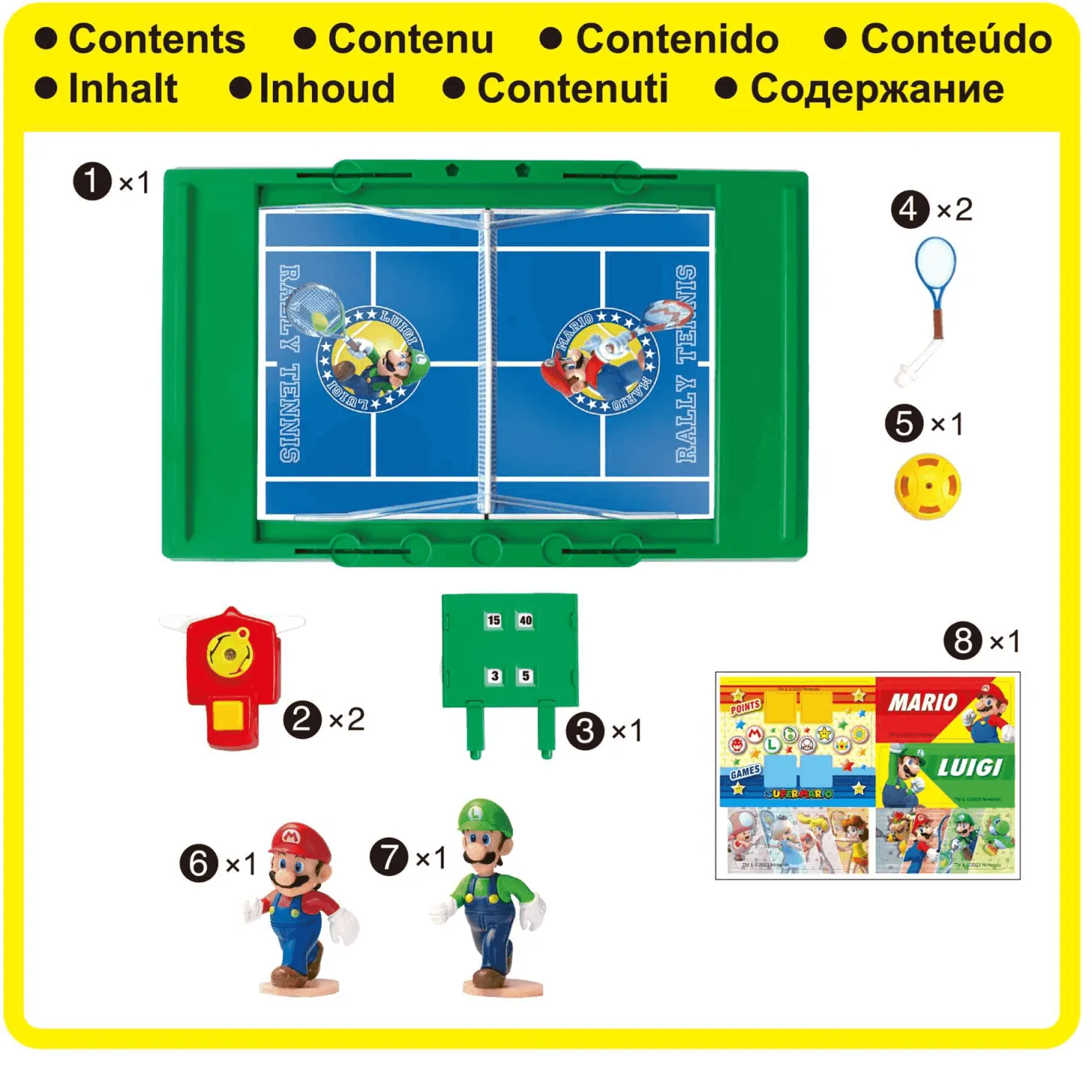 Super Mario Epoch Games Super Rally Tennis