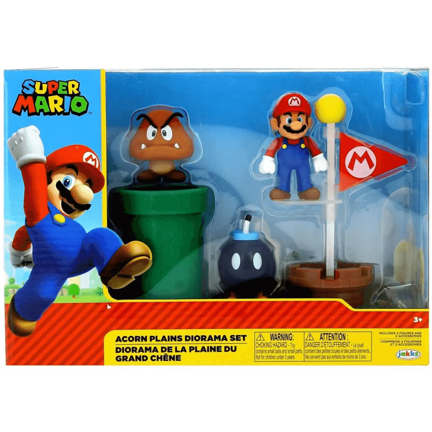 Super Mario Bros Set 5 Figuras Mundo Acorn