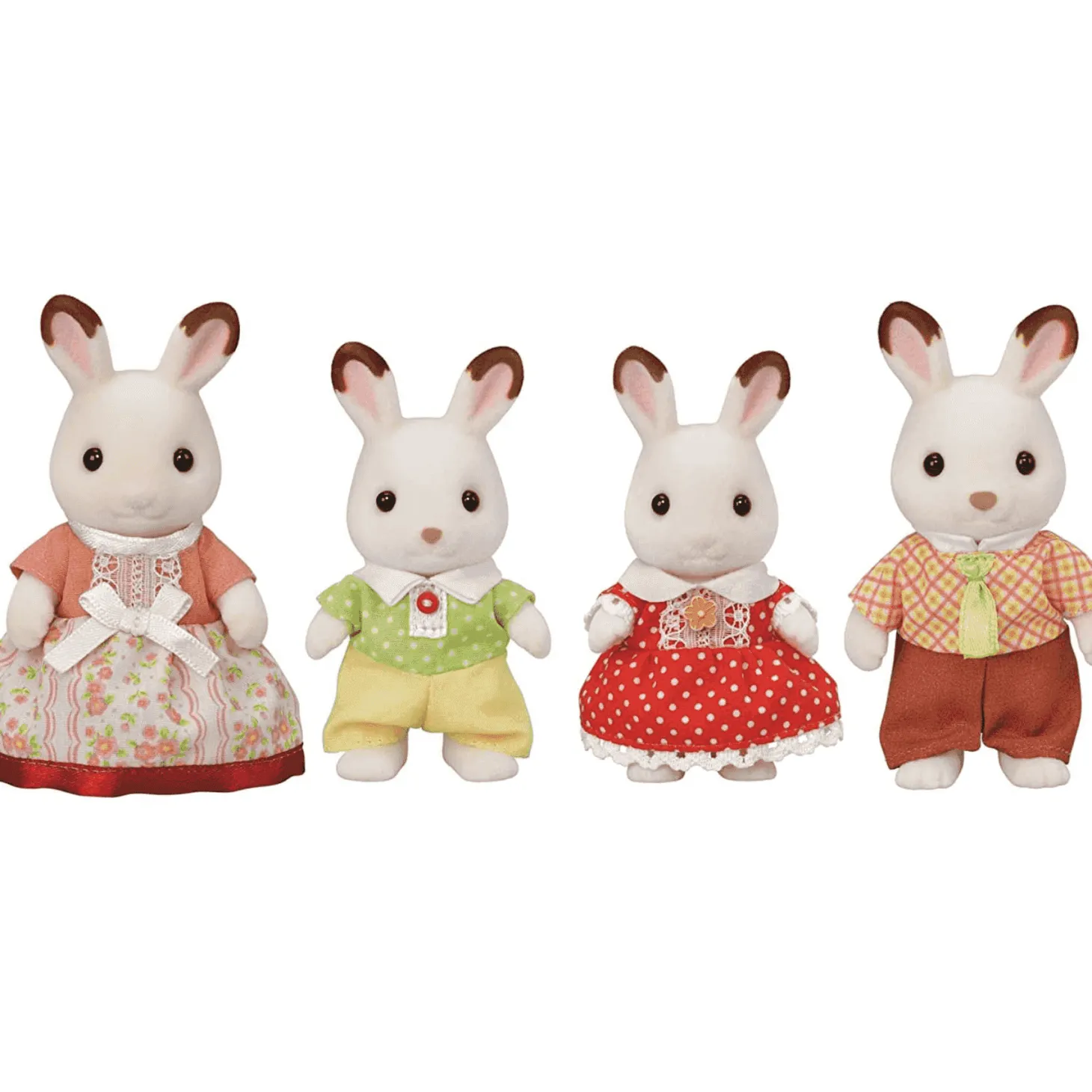 Sylvanian Families Familia Conejo Chocolate