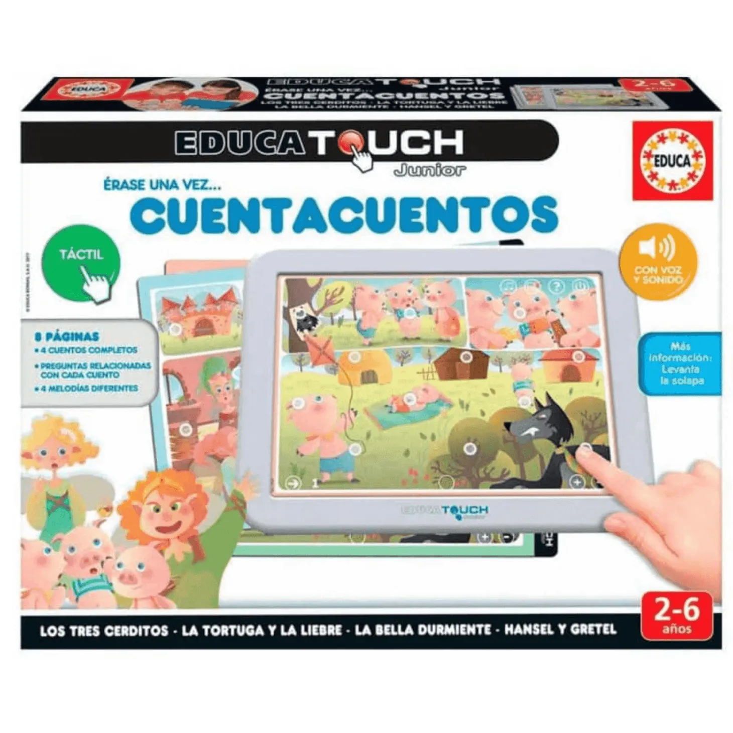 Tablet Táctil Educa Touch Junior Cuenta Cuentos 2