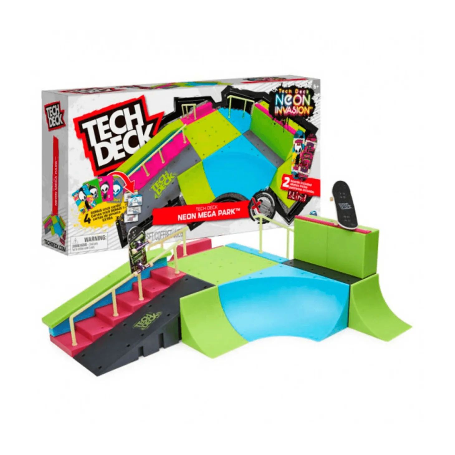 Tech Deck Neon Mega Park