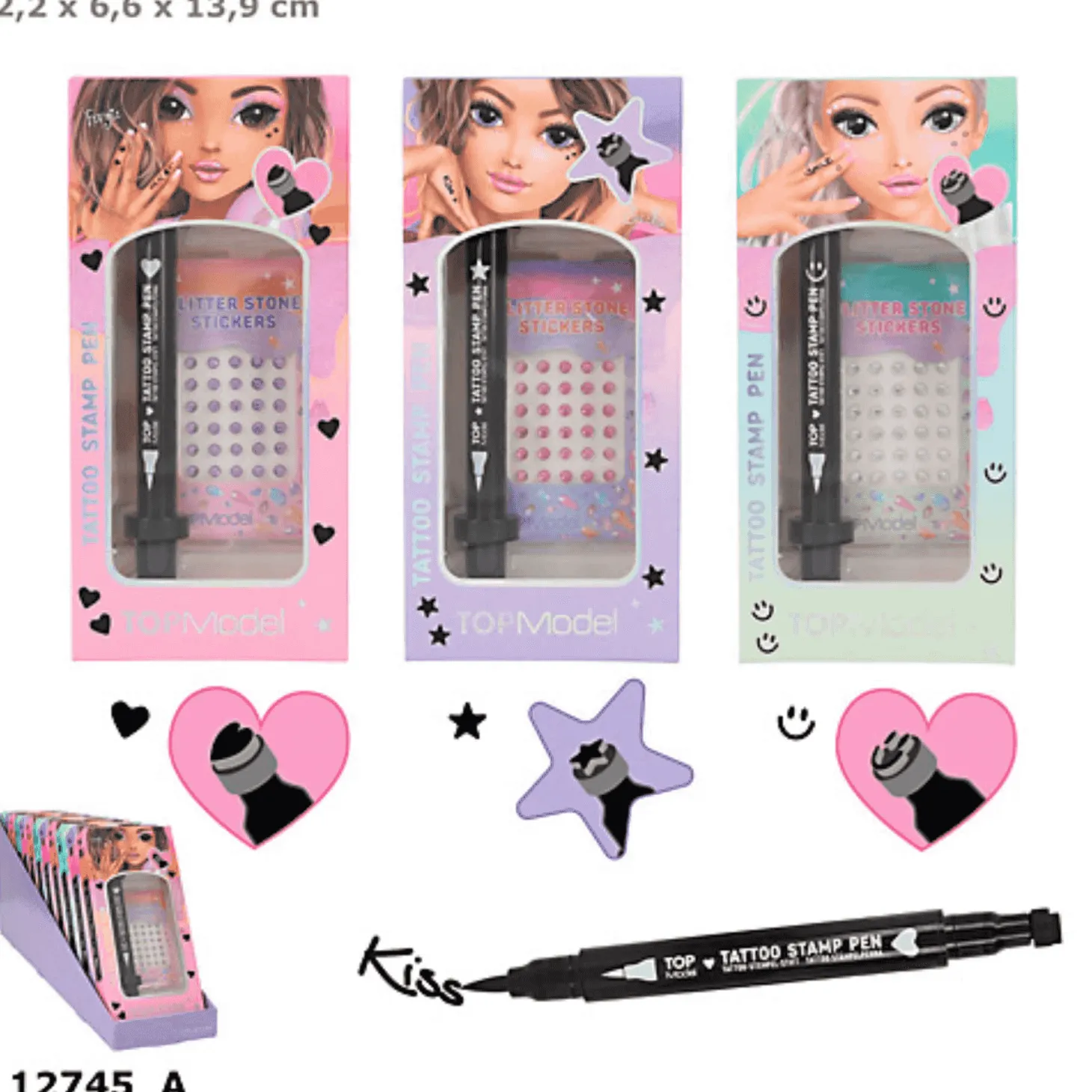 Tm Boligrafo Para Tatuar Con Brillantes