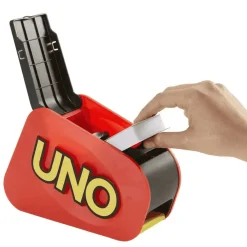 UNO Extreme – Juego de cartas con lanzador, luces y sonidos para emoción extra