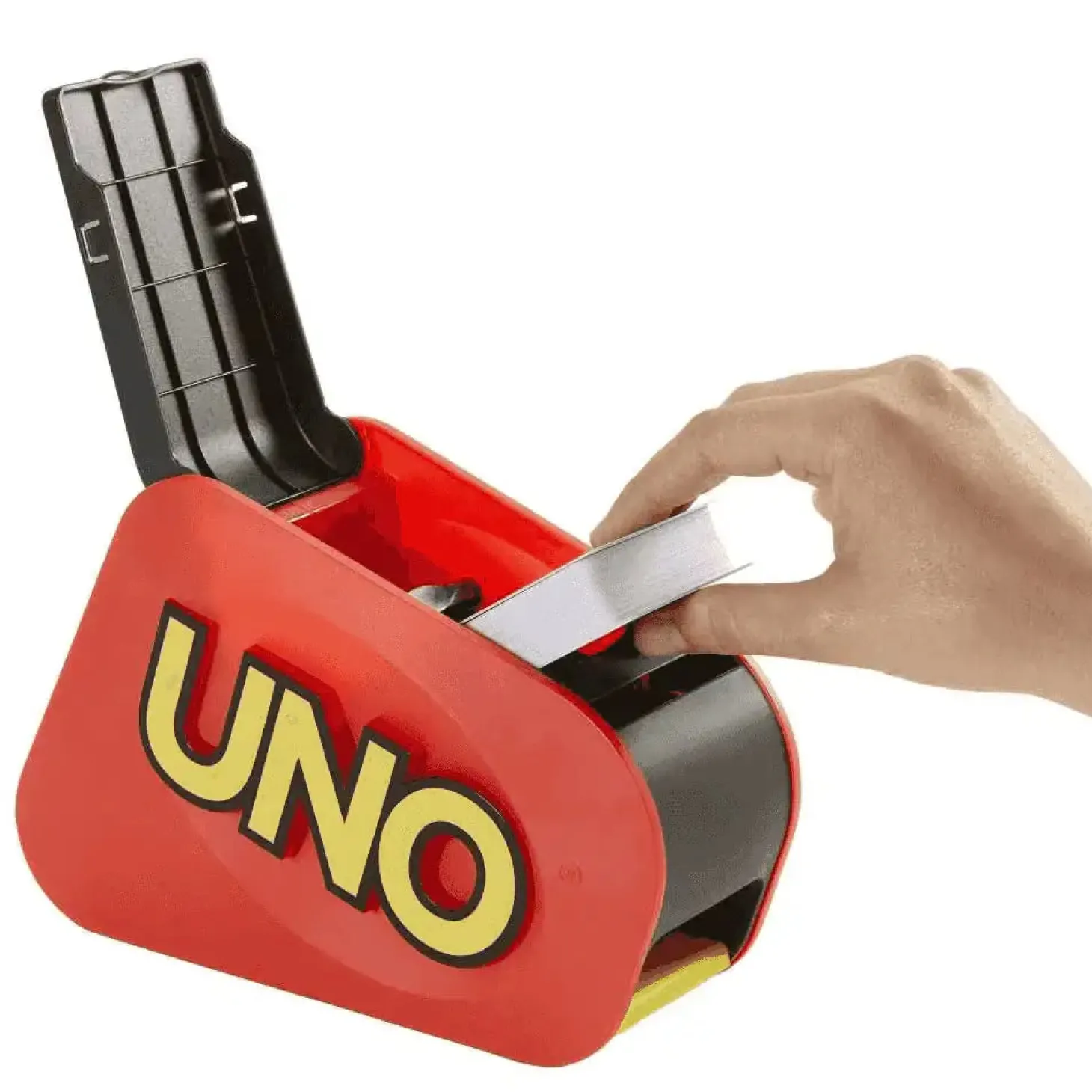 UNO Extreme – Juego de cartas con lanzador, luces y sonidos para emoción extra