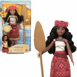 Vaiana 2 Muñeca Musical con Canción en 4 Idiomas y Accesorios