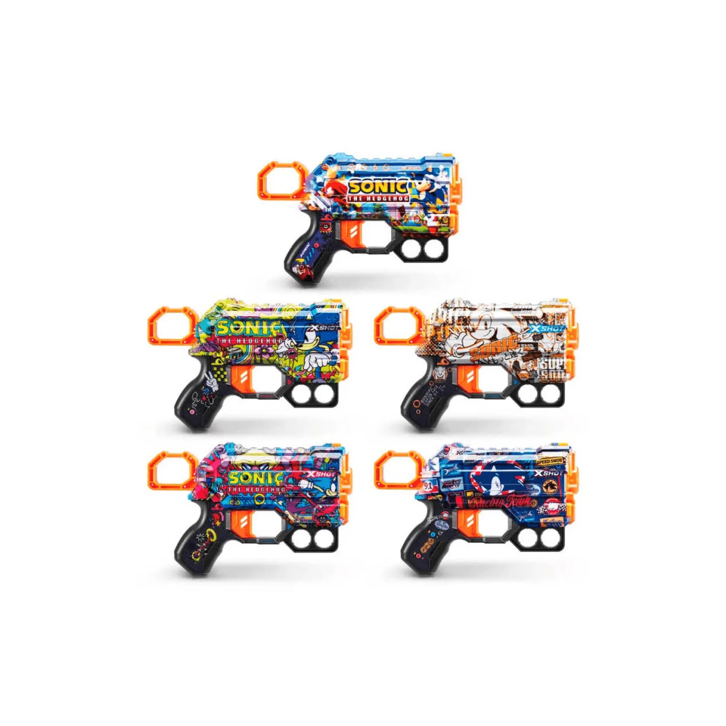 X Shot Skins menace Sonic 8 Dardos Surtido